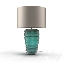 Table lamp - Porta Romana GLB32 THREAD LAMP Turquoise 