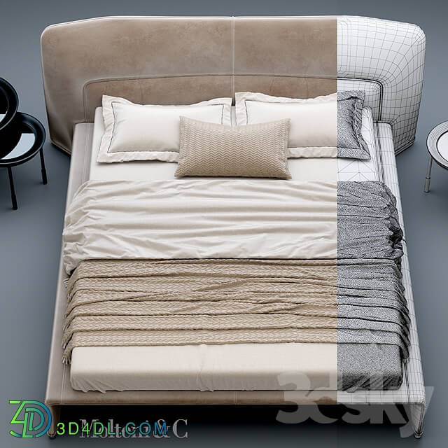 Bed - Bed Glove Bed Molteni _amp_ C