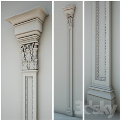 Decorative plaster - Pilaster 