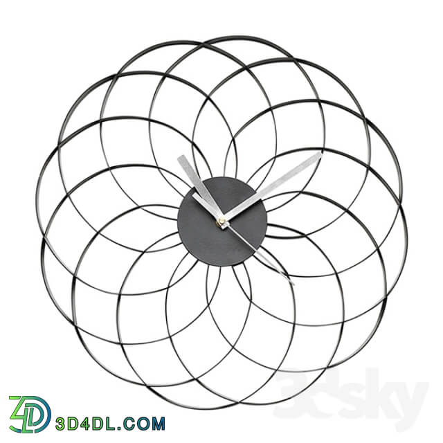 Other decorative objects - Flower Wall Clock _BoComcept_