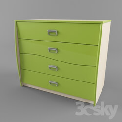 Miscellaneous - Chest of drawers_ Combi Neman-furniture_ MN-211-24 