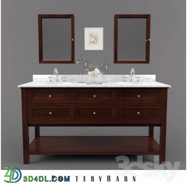 Bathroom furniture - Pottery Barn Classic Double Sink Console