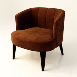 Arm chair - velvet chair 