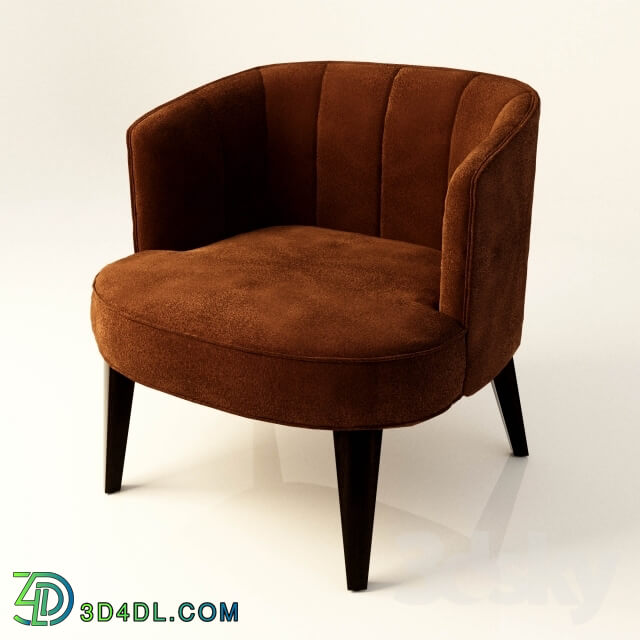 Arm chair - velvet chair