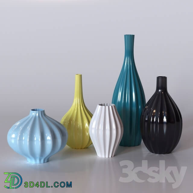 Vase - A set of ceramic vases