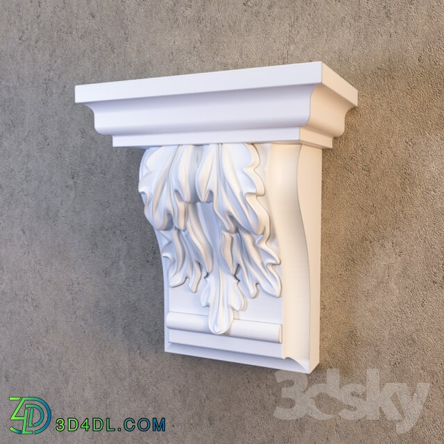 Decorative plaster - Stucco molding made of gypsum