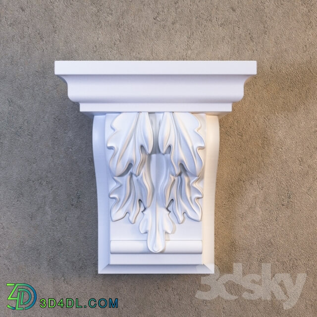 Decorative plaster - Stucco molding made of gypsum