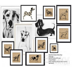 Frame - Dogs picture frame 