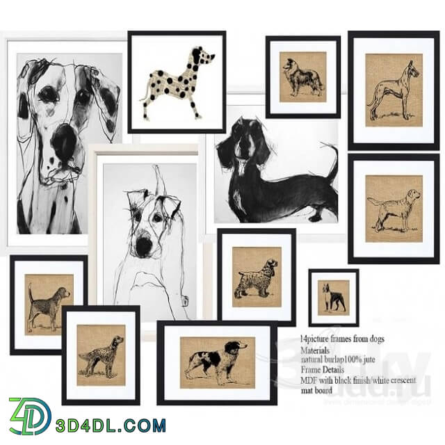 Frame - Dogs picture frame