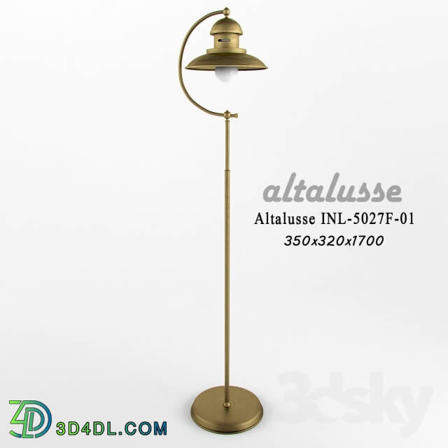 Floor lamp - Lamp Altalusse INL-5027F-01 Brushed Gold