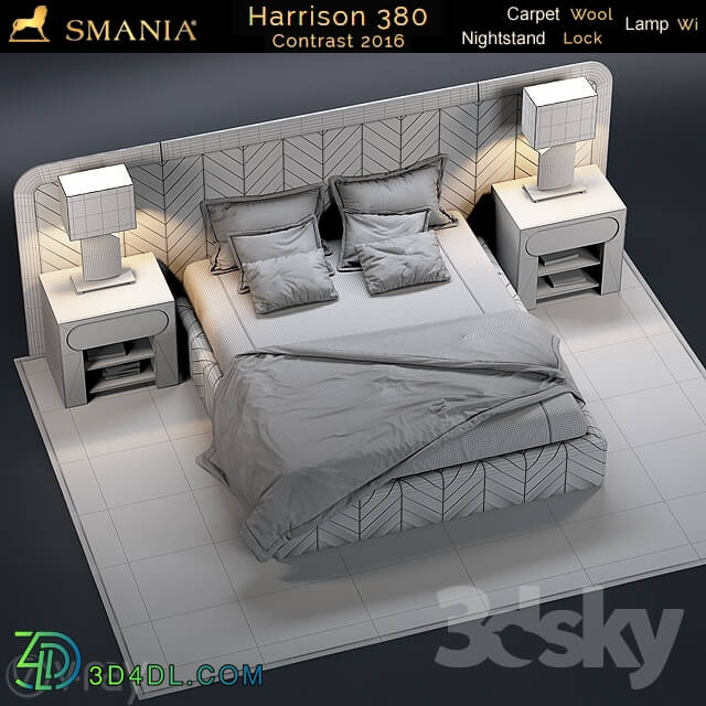 Bed - Smania Harrison 380