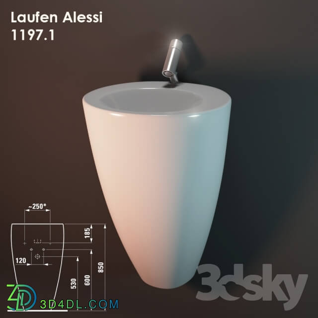 Wash basin - washbasin Laufen Alessi