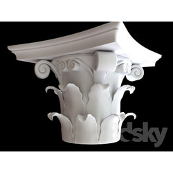 Decorative plaster - for columns 