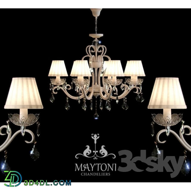 Ceiling light - Chandelier Maytoni ARM288-08-G