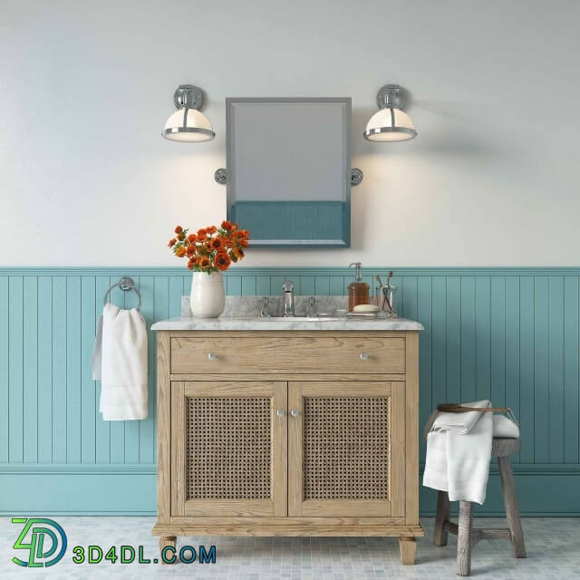 Bathroom furniture - Potterybarn bath set