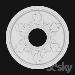 Decorative plaster - Rosette d-400 