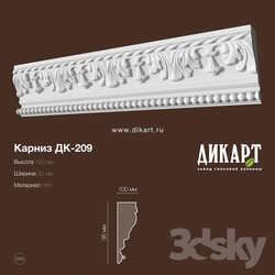 Decorative plaster - DK-209_100Hx35mm 