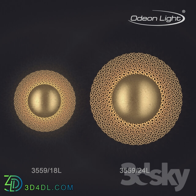Wall light - Wall-ceiling lamp ODEON LIGHT 3559 _ 18L_ 3559 _ 24L SOLARIO