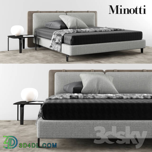 Bed - Bed Minotti Tatlin _Soft_