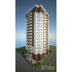 Building - 16-storeyed residential house 