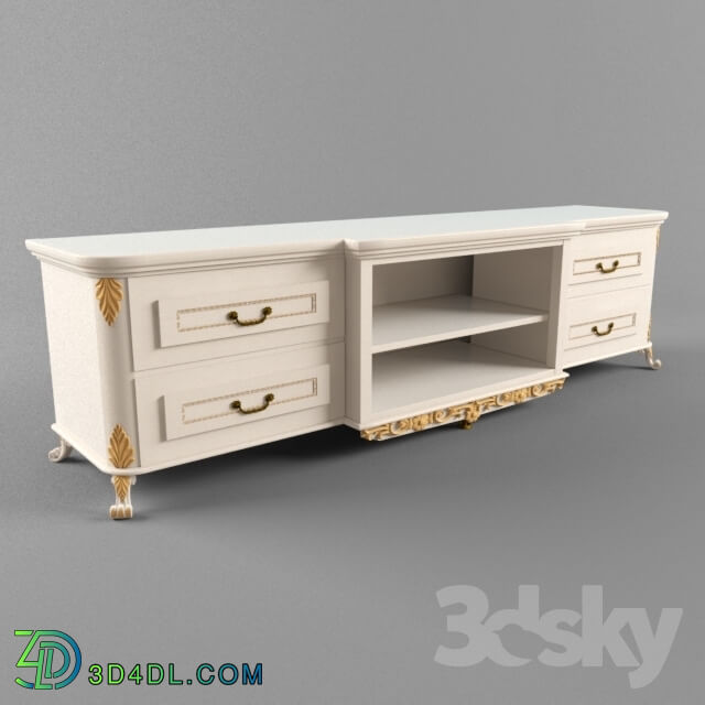 Sideboard _ Chest of drawer - Cabinet carved