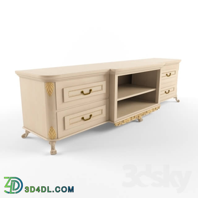 Sideboard _ Chest of drawer - Cabinet carved