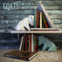 Other decorative objects - Book holder Goats 