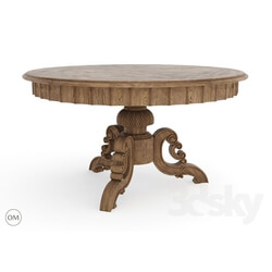 Table - French round table 55 __ 8831-0001m 