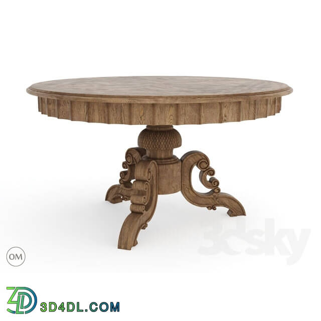 Table - French round table 55 __ 8831-0001m