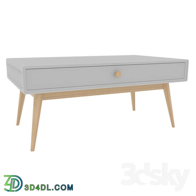 Table - Coffee table with 1 drawer and 1 niche_ jimi white La Redoute Interiors