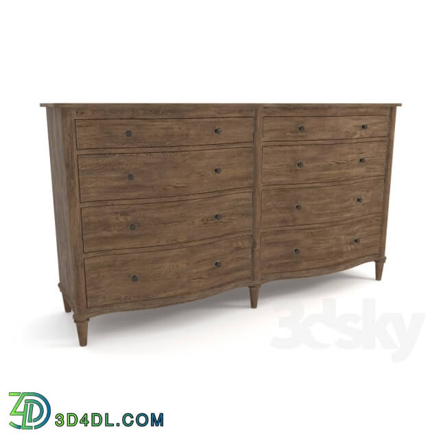 Sideboard _ Chest of drawer - Baxley double dresser 8850-1123
