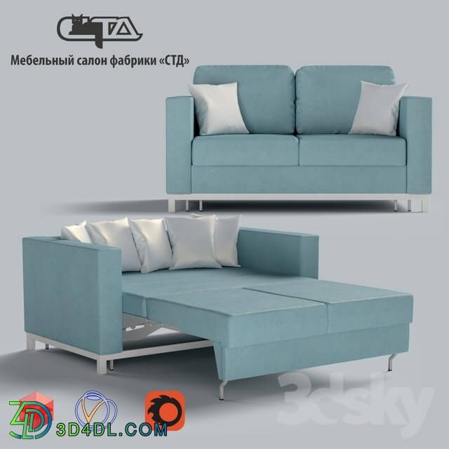 Sofa - OM Sofa bed _Lux-1 Soft_. Models from the Factory of upholstered furniture _STD_.
