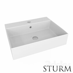 Wash basin - Sink hanging STURM Step rectangular 