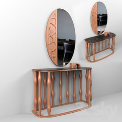 Table - Sideboard with mirror Optimum 