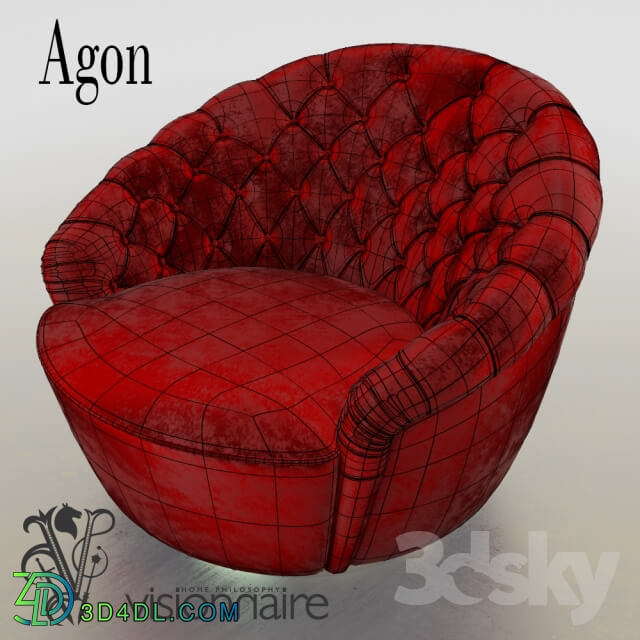 Arm chair - Visionnaire Agon