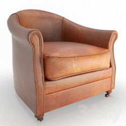 Arm chair - Vintage Leather Armchair 