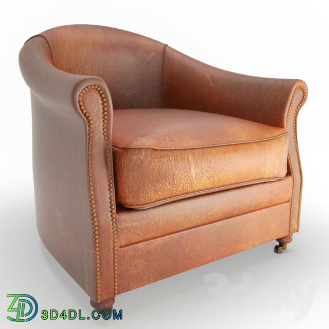 Arm chair - Vintage Leather Armchair