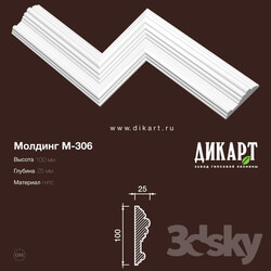 Decorative plaster - www.dikart.ru M-306 100Hx25mm 22.7.2019 