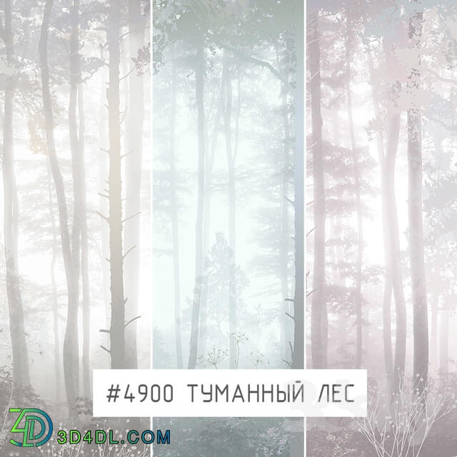 Wall covering - Creativille _ Wallpapers _ Misty forest 4900