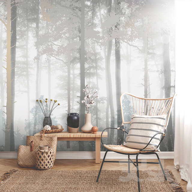 Wall covering - Creativille _ Wallpapers _ Misty forest 4900