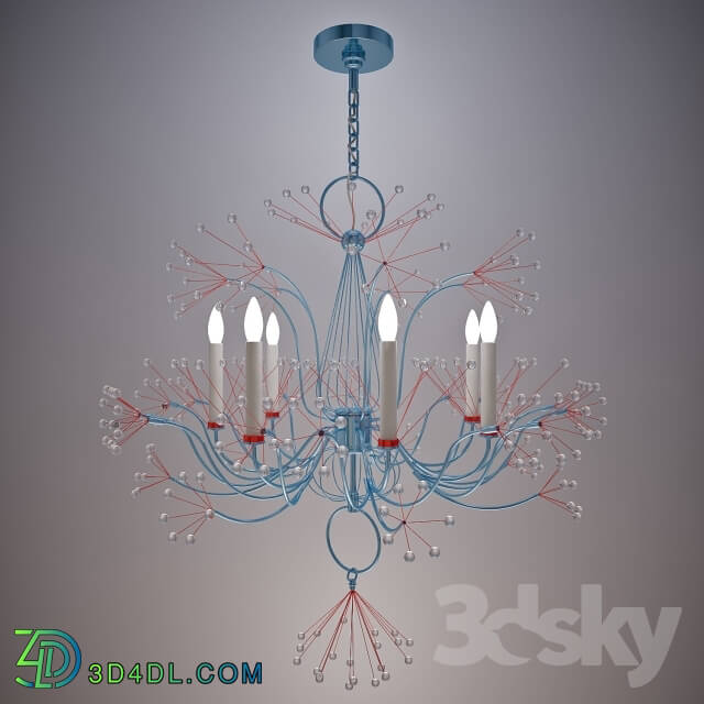 Ceiling light - Splashing Water 54 chandelier