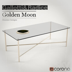 Table - Gallotti _amp_ Radice Golden moon table 