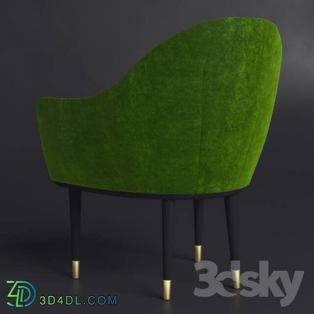 Arm chair - Green restaurant chair