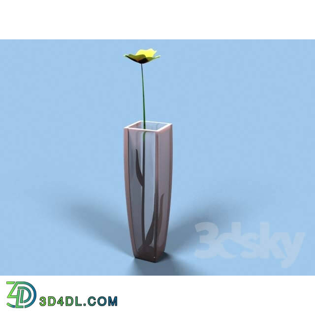 Plant - Vase with flower