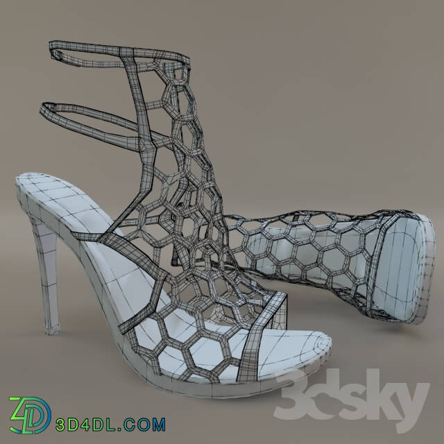 Clothes and shoes - Women__39_s summer shoes fishnet