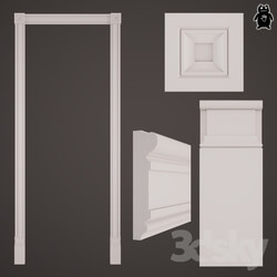 Doors - Set Door Frame KX001 