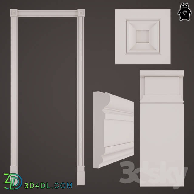 Doors - Set Door Frame KX001