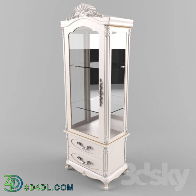 Wardrobe _ Display cabinets - Aurora 1 door display cabinet