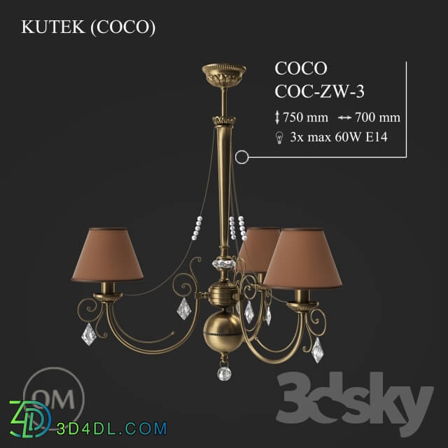 Ceiling light - KUTEK _COCO_ COC-ZW-3