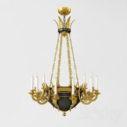 Ceiling light - The chandelier in the Empire style 